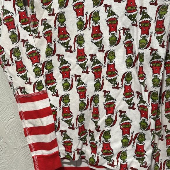 Hanna Andersson Grinch Mix It Up Pajama Set Size 12 - Picture 2 of 7